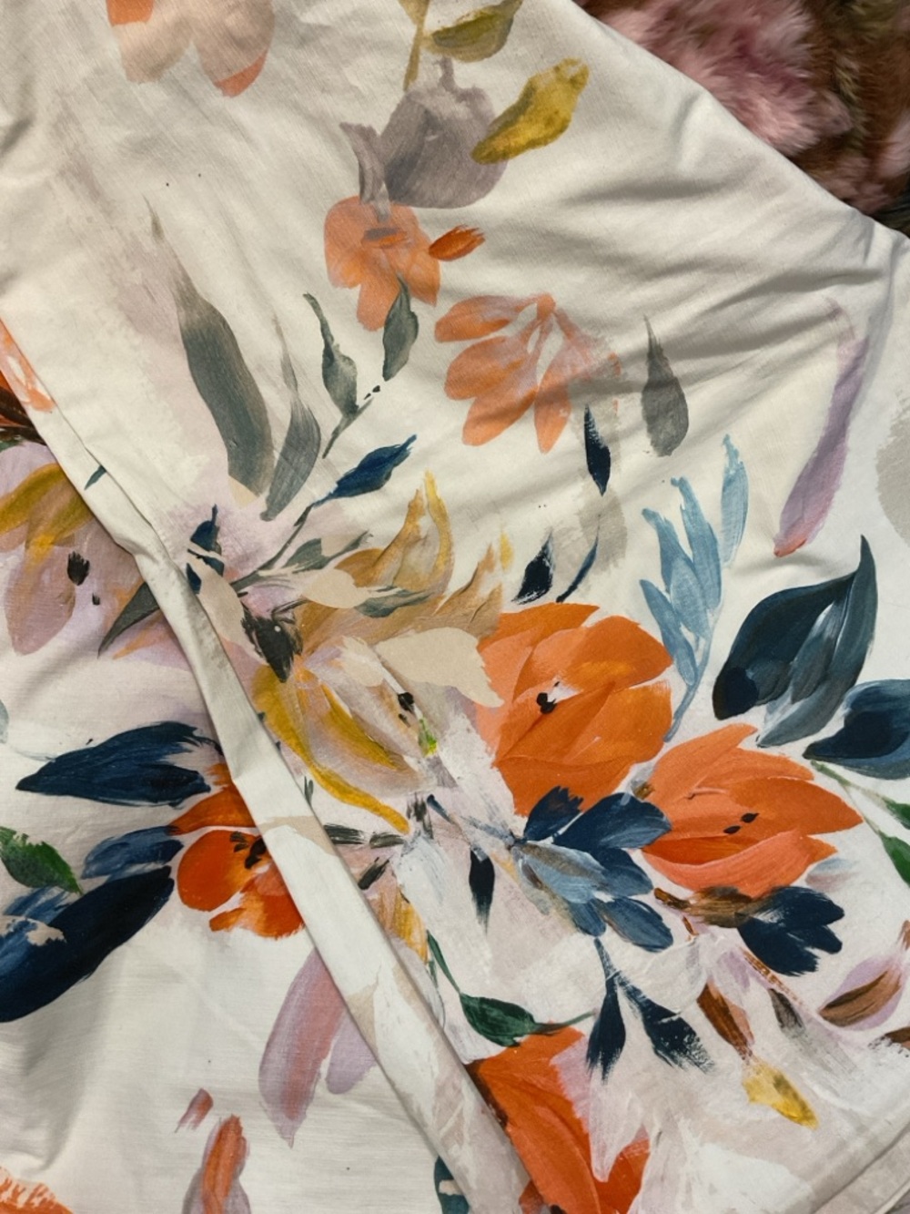 Anthropologie Briony Queen Cotton Slub Duvet Cover & 2 Standard Shams - Picture 7 of 7